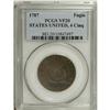 Image 1 : 1787 1C Fugio Cent, STATES UNITED, Cinquefoils VF20 PC 