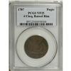 Image 1 : 1787 1C Fugio Cent, STATES UNITED, Raised Rim VF25 PCG 