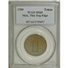 Image 3 : 1789 TOKEN Mott Token, Thin Planchet, Engrailed Edge M 