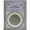 Image 1 : 1791 1C Washington Small Eagle Cent XF45 PCGS. Baker-1 