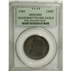 Image 3 : 1791 1C Washington Small Eagle Cent MS63 Brown PCGS. B 