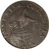 Image 1 : 1787 PIECE Immunis Columbia Piece, Eagle Reverse XF40 