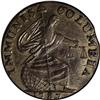 Image 1 : 1787 PIECE Immunis Columbia Piece, Eagle Reverse--Envi 