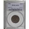 Image 3 : 1794 1/2 C AU53 PCGS. C-9, B-9, R.2. The distinctive H 
