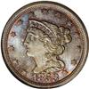 Image 1 : 1853 1/2 C MS67 Brown NGC. C-1, B-1, R.1. Beautiful ic 