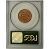 Image 2 : 1855 1/2 C MS64 Red PCGS. C-1, B-1, R.1. The luminous 