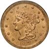 Image 1 : 1857 1/2 C MS64 Red NGC. C-1, B-1, R.2. This fully bri 