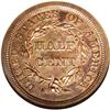 Image 2 : 1841 1/2 C Original PR65 Red and Brown NGC. The custom 