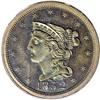 Image 1 : 1852 1/2 C Restrike, Small Berries PR65 Brown PCGS. Fr 