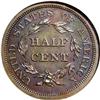Image 2 : 1856 1/2 C PR65 Brown NGC. B-3, R.4. HALF CENT and the 