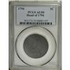 Image 3 : 1794 1C Head of 1794 AU55 PCGS. S-22, B-6, R.1. Late d 