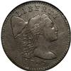 Image 1 : 1795 1C Plain Edge AU53 NGC. S-77, R.3. A pleasing lig 