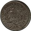 Image 2 : 1795 1C Plain Edge MS62 Brown NGC. S-78, B-8, R.1. A b 