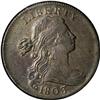 Image 1 : 1803 1C Small Date, Small Fraction MS61 Brown NGC. S-2 