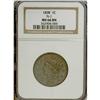 Image 1 : 1838 1C MS66 Brown NGC. N-1, R.1. Medium brown surface 