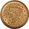 Image 1 : 1847 1C MS66 Red and Brown NGC. N-38, R.1. Excellent s 