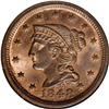 Image 1 : 1848 1C MS66 Red and Brown NGC. N-41, R.1. Attributed 