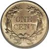 Image 2 : 1858 1C Small Letters MS65 PCGS. High Leaves, Closed E 
