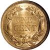 Image 2 : 1858 1C Small Letters MS66 NGC. Low Leaves, Open E in 