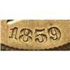 Image 3 : 1859 1C MS63 NGC. Doubled Date. FS-006.3. Snow-1. This 