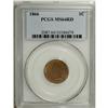 Image 1 : 1866 1C MS64 Red PCGS. A lovely and well struck exampl 