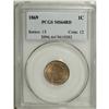 Image 1 : 1869 1C MS64 Red PCGS. This is a scarce semi-key date 