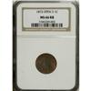 Image 1 : 1873 1C Open 3 MS66 Red and Brown NGC. The more common 