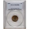 Image 1 : 1878 1C MS65 Red and Brown PCGS. Golden-tan patina imb 