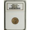 Image 1 : 1909-S 1C MS65 Red and Brown NGC. A lustrous and well 