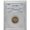 Image 3 : 1859 1C PR66 PCGS. This lovely Gem proof has glassy, i 