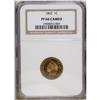 Image 3 : 1862 1C PR66 Cameo NGC. The 1862 proof cents have a mi 