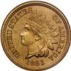 Image 1 : 1863 1C PR66 Cameo NGC. A gleaming straw-orange exampl 