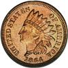 Image 1 : 1864 1C Bronze No L PR64 Red Cameo PCGS. A well struck 
