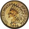 Image 1 : 1864 1C Bronze No L PR64 Red Cameo PCGS. An exciting n 