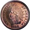 Image 1 : 1866 1C PR66 S Red and Brown Cameo NGC. Vivid magenta 