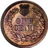 Image 2 : 1866 1C PR66 S Red and Brown Cameo NGC. Vivid magenta 