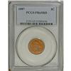 Image 3 : 1887 1C PR65 Red PCGS. 