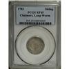 Image 3 : 1783 SHLNG Chalmers Shilling, Short Worm XF45 PCGS. Br 