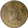 Image 1 : 1793 1/2 C AU55 PCGS. C-4, B-4, Low R.3. An attractive 