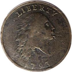 1793 Chain 1C AMERI. Fine 12 PCGS. 