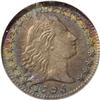 Image 1 : 1795 H10C AU50 NGC. V-5, LM-8, R.3. The Flowing Hair d 