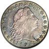 Image 1 : 1795 H10C MS63 PCGS. V-4, LM-10, R.3. An early strikin 