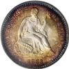 Image 1 : 1863 H10C MS68 PCGS. Production of P-mint half dimes p 