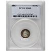 Image 3 : 1863 H10C MS68 PCGS. Production of P-mint half dimes p 