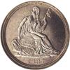 Image 1 : 1837 H10C No Stars PR63 NGC. V-1. Large Date. The date 