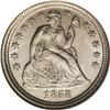 Image 1 : 1858-O 10C MS66 NGC. The 1858-O is a scarce date overa 