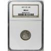 Image 3 : 1871-CC 10C MS61 NGC. Only once before have we offered 