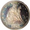 Image 1 : 1876 20C PR65 Cameo PCGS. The richly toned surfaces of 