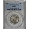 Image 3 : 1917 25C Type Two MS67 Full Head PCGS. Viewed through 