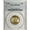 Image 3 : 1921 25C MS66 Full Head PCGS. An elusive key date in t 